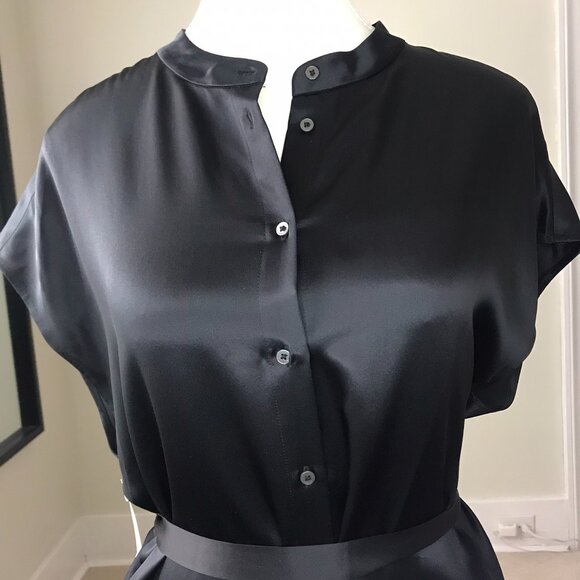 Aritzia Babaton Deligate Silk Dress | Black | Size S | BNWT - Picture 11 of 15